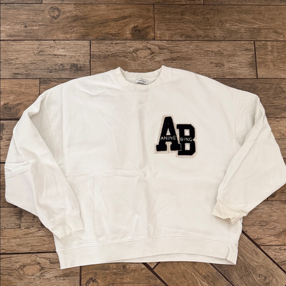 White crew neck